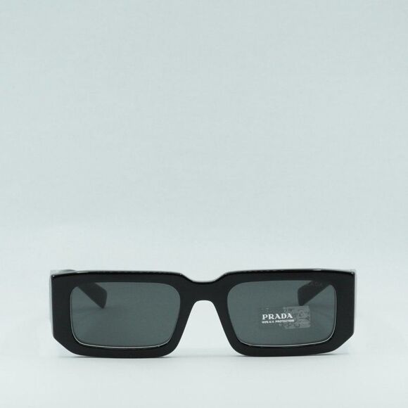 💯 NEW PRADA PR06YS 09Q5S0 BLACK GREY SUNGLASSES - Picture 2 of 13